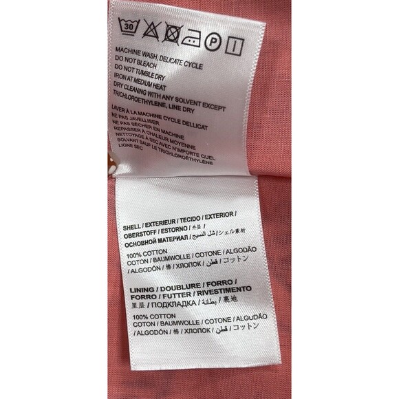 Farm Rio Anthropologie Maxi Dress Women Pink Floral Preppy Boho Retro Sz L NWT - Picture 14 of 14